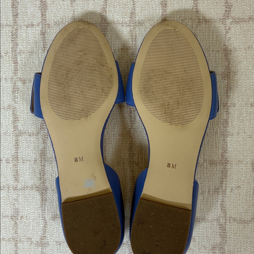 EUC Talbots Leather Leona D’Orsay Flats - Picture 2 of 6